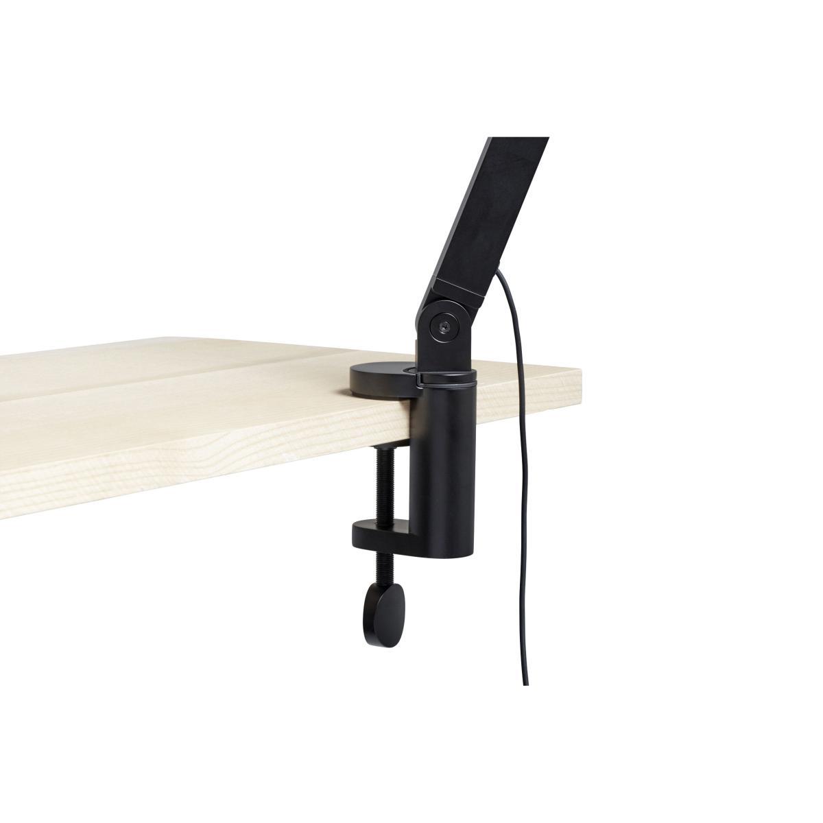 PC Architect lamp - / Clamp base - Double arm by Hay Black – image 3