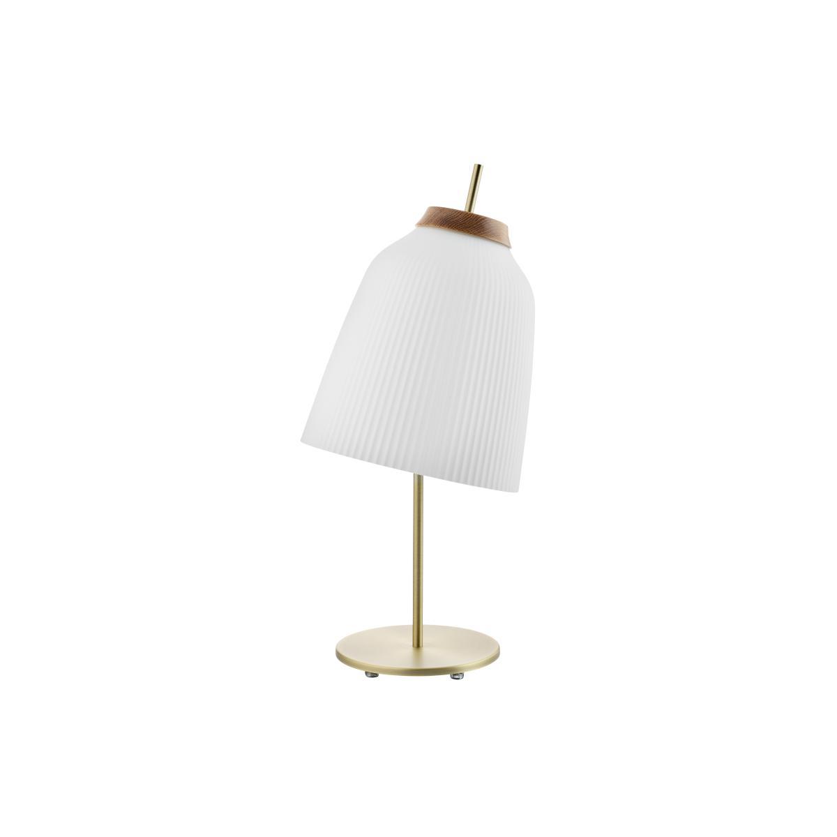 Campa Table lamp - / H 61,5 cm - Glass by Bolia White/Gold – image 2