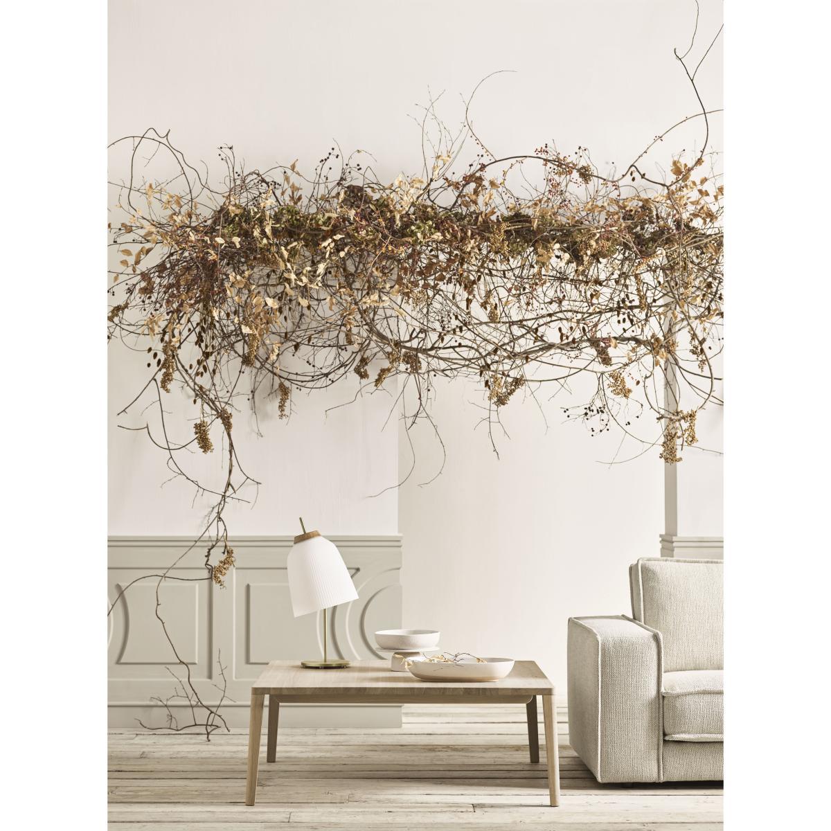 Campa Table lamp - / H 61,5 cm - Glass by Bolia White/Gold – image 4