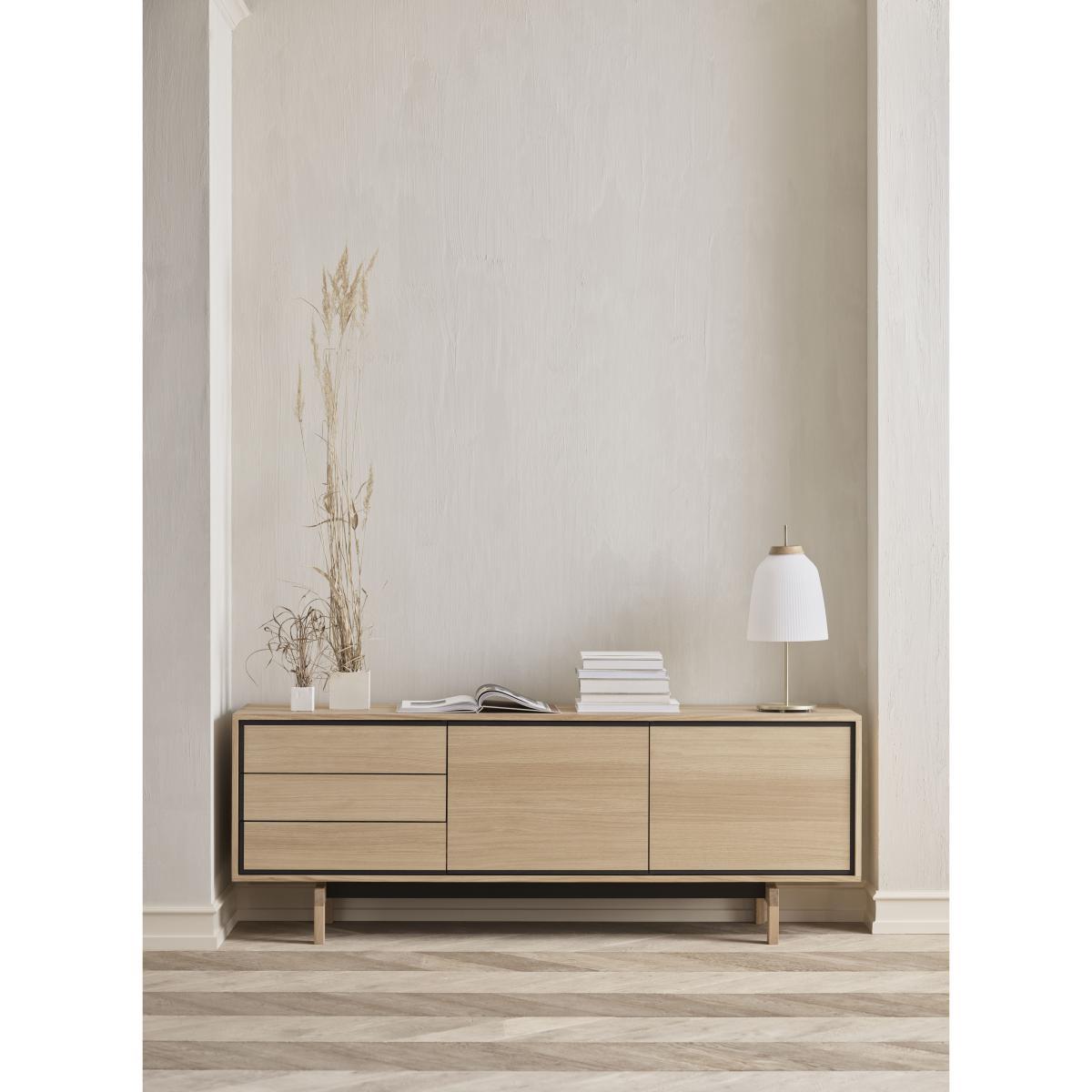 Campa Table lamp - / H 61,5 cm - Glass by Bolia White/Gold – image 6
