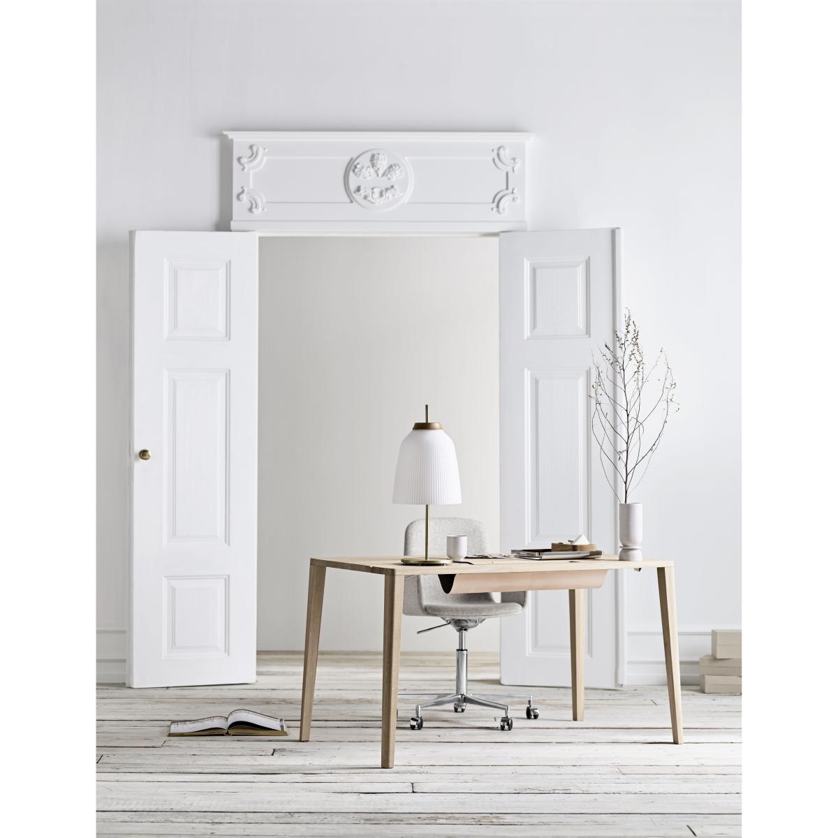 Campa Table lamp - / H 61,5 cm - Glass by Bolia White/Gold – image 7