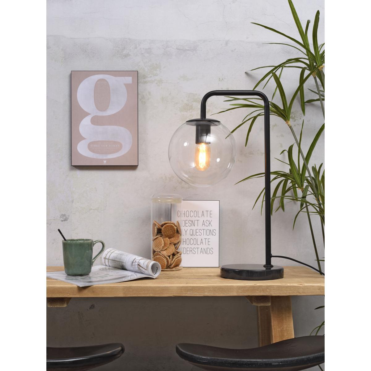 Warsaw Table lamp - / Glass & metal by It's about Romi Black – image 2