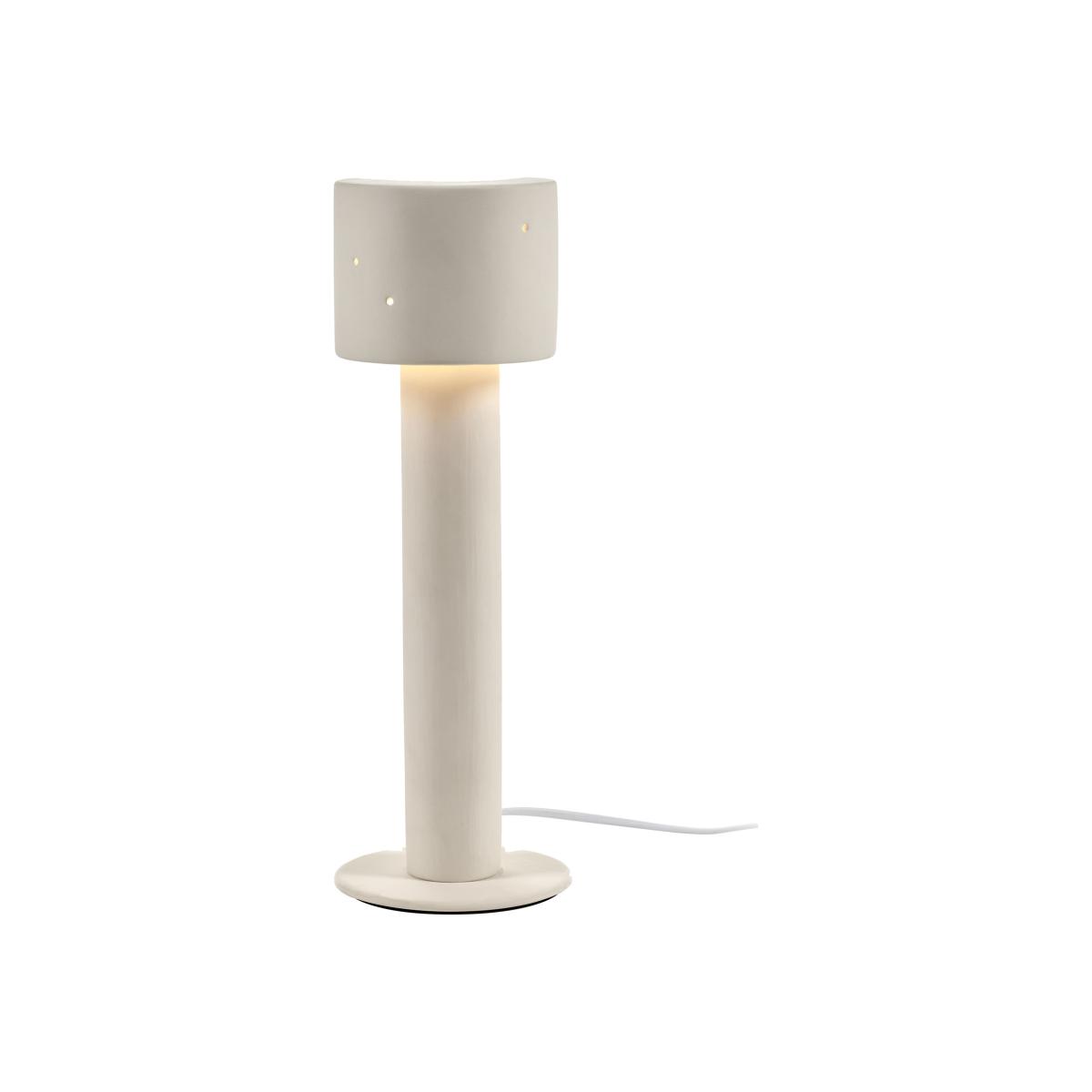 Clara 01 Table lamp ceramic white beige / Sandstone - Ø 12 x H 39 cm - Serax – image 1