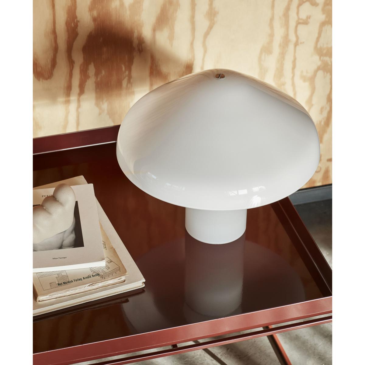 Pao LED Table lamp - / Hand-blown glass by Hay White – image 3