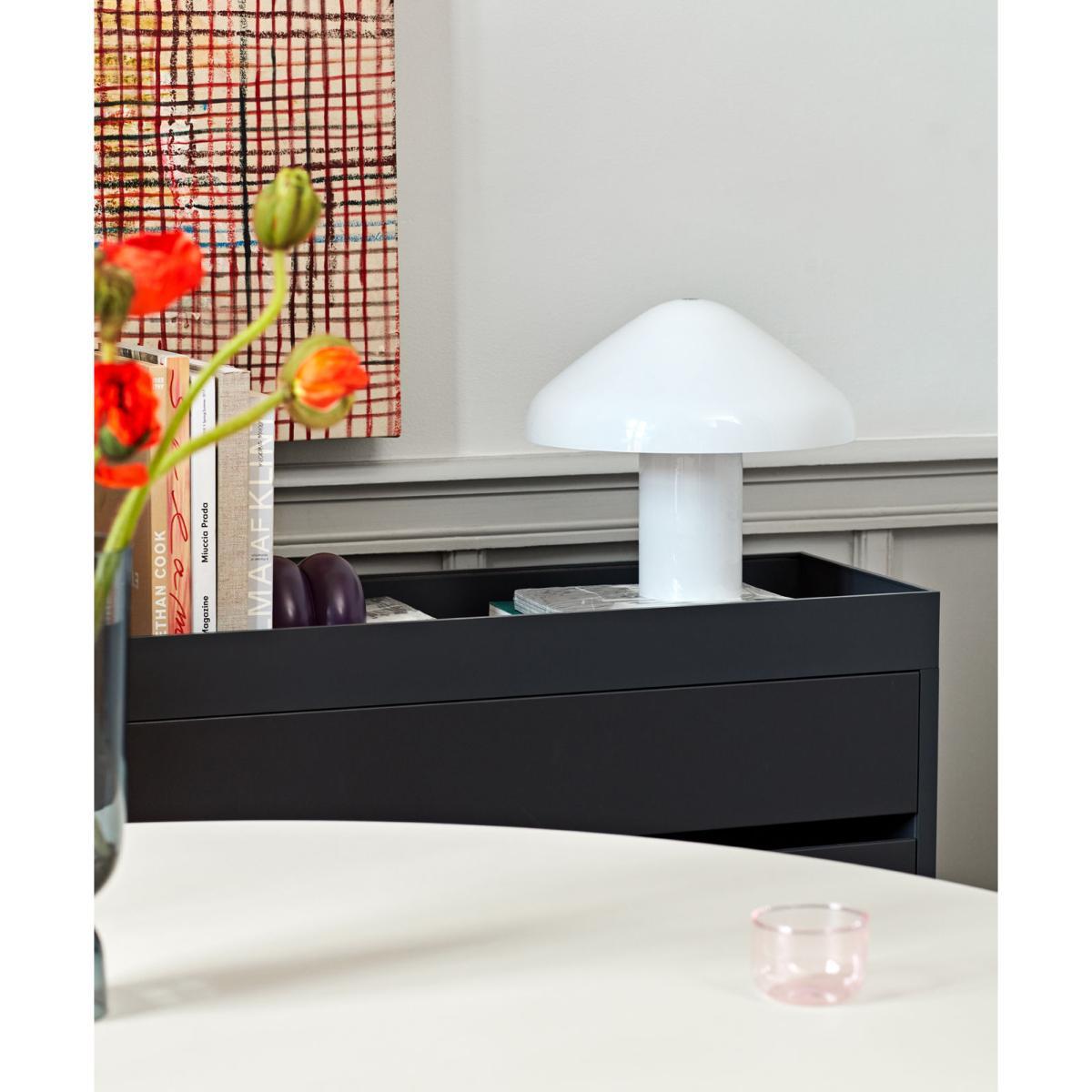 Pao LED Table lamp - / Hand-blown glass by Hay White – image 7