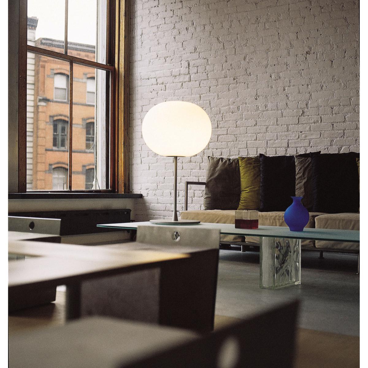 Glo-Ball T1 Table lamp - / H 60 cm - Mouth-blown glass by Flos White/Black – image 2