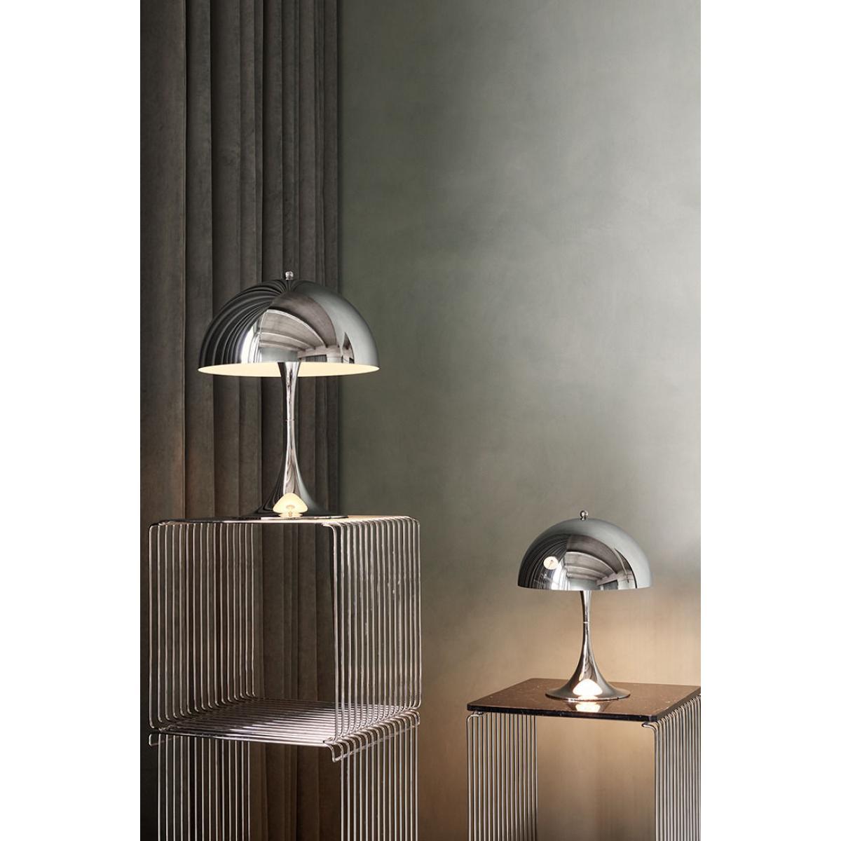 Panthella 320 Table lamp - /  Ø 32 x H 43.8 cm - Metal / Verner Panton, 1971 by Louis Poulsen Grey/Silver/Metal – image 3