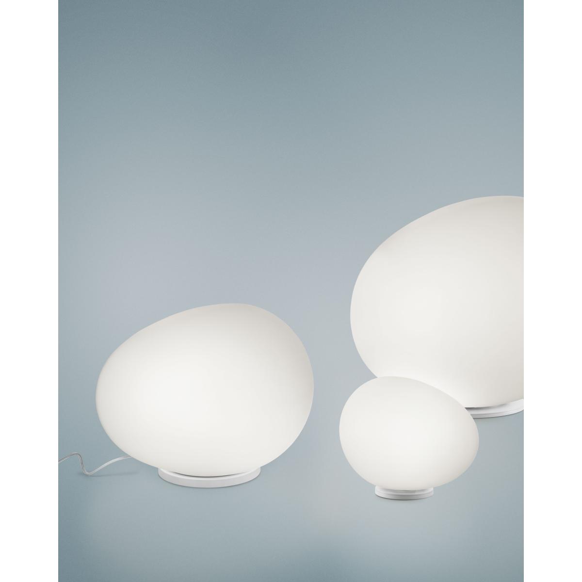 Gregg Midi Table lamp glass white /  L 21 cm - Foscarini – image 2