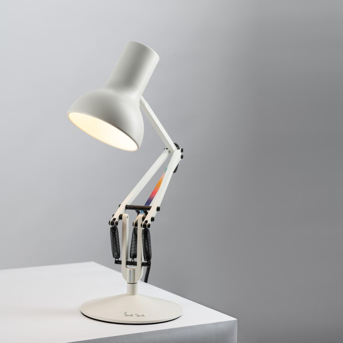 Type 75 Mini Table lamp metal white / By Paul Smith - Edition no. 6 - Anglepoise – image 3