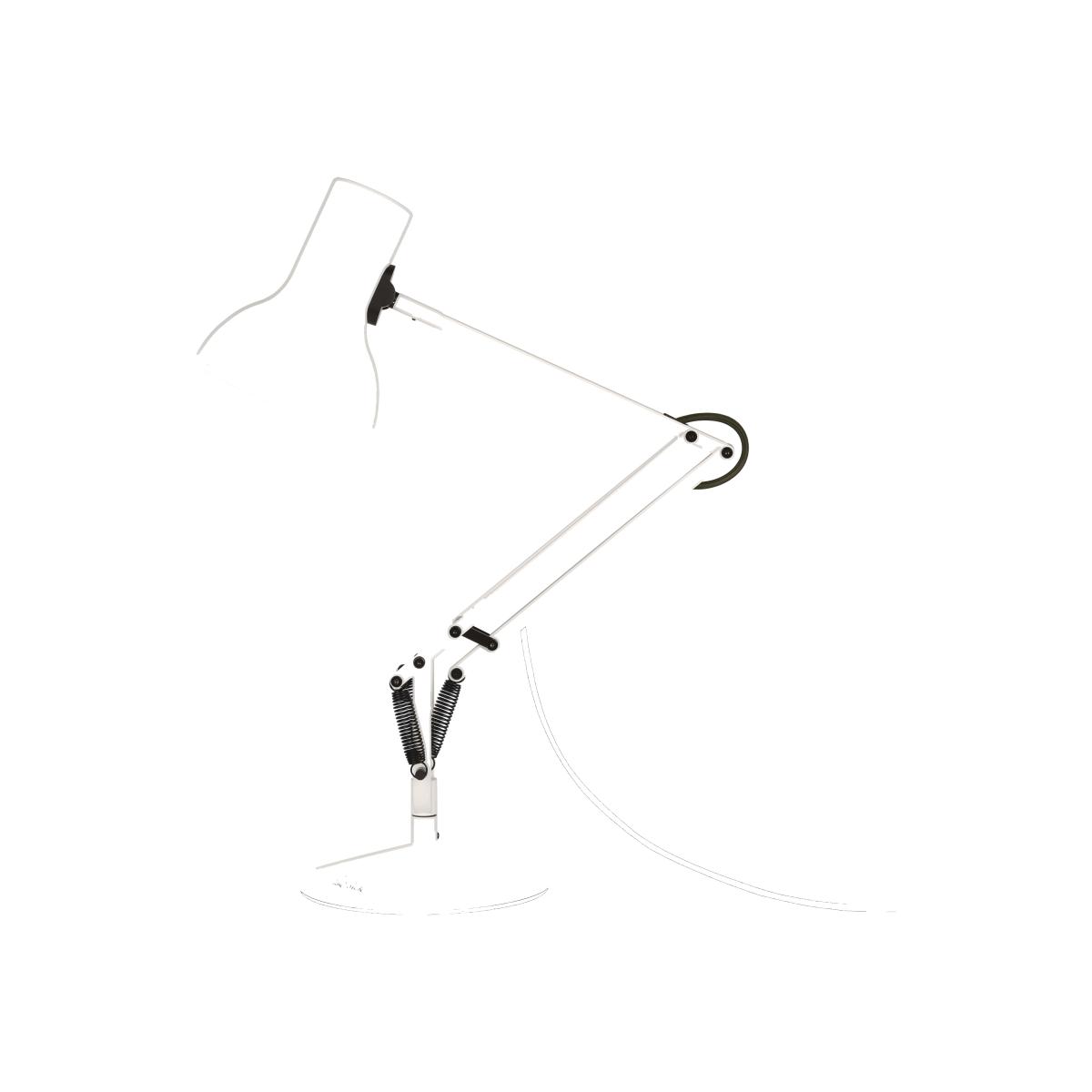 Type 75 Mini Table lamp metal white / By Paul Smith - Edition no. 6 - Anglepoise – image 1