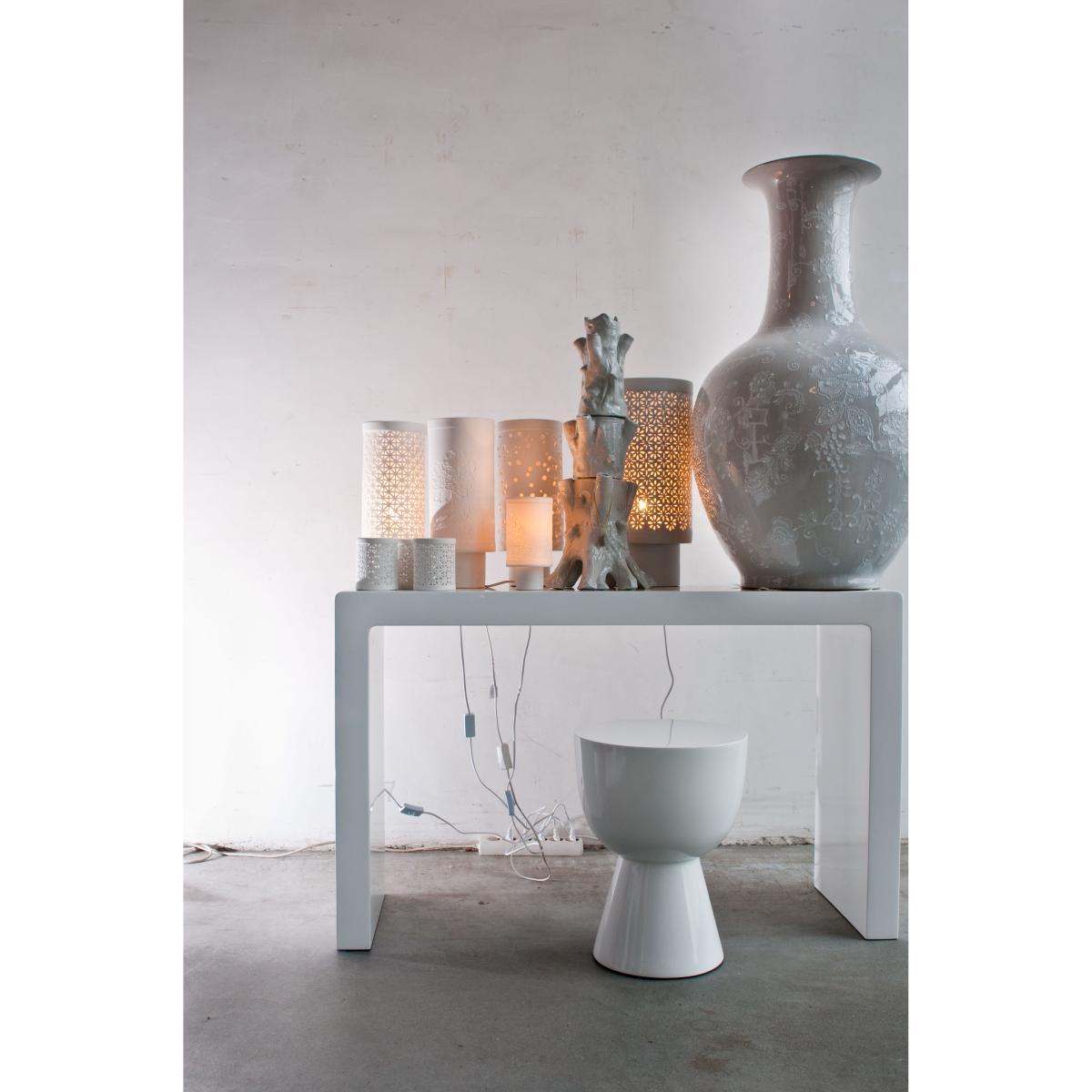 Stars Large Table lamp - / Porcelain - H 38 m by Pols Potten White – image 3