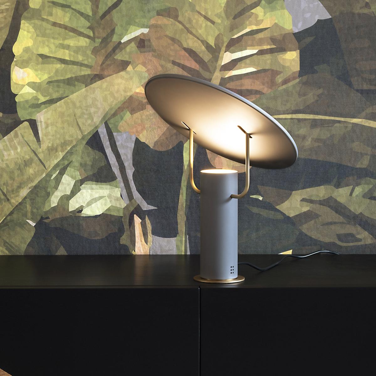 TX1 LED Medium Table lamp metal grey / Medium - Ø 36 x H 40 cm - Martinelli Luce – image 2