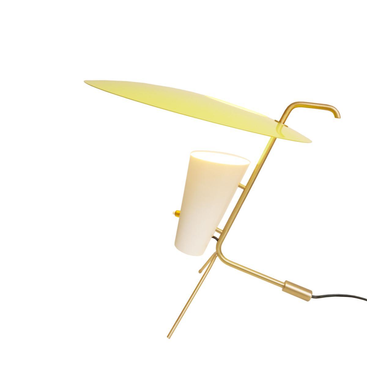 G24 Table lamp - / 1953 reissue - Exclusive limited edition by SAMMODE STUDIO Yellow – image 2