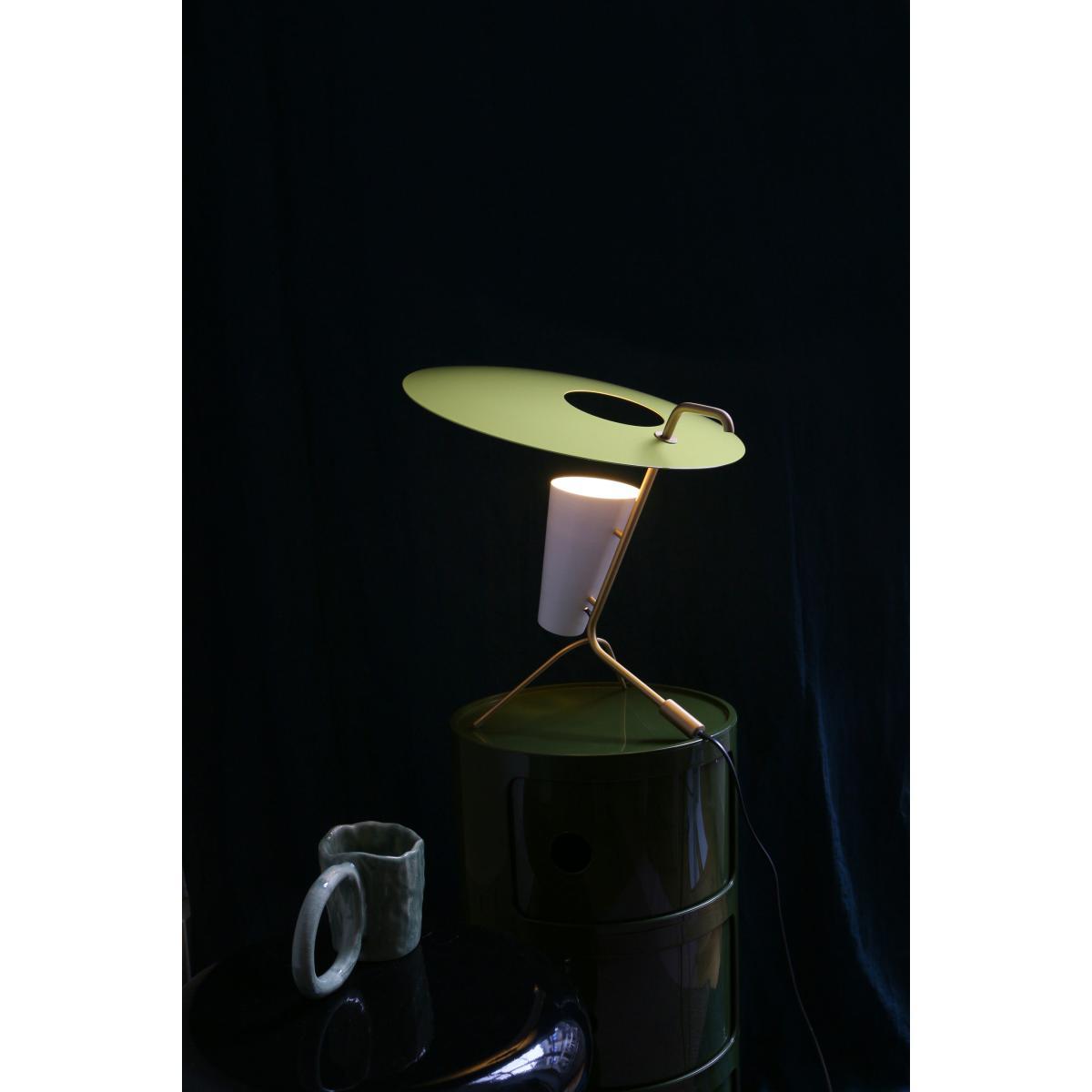 G24 Table lamp - / 1953 reissue - Exclusive limited edition by SAMMODE STUDIO Yellow – image 4
