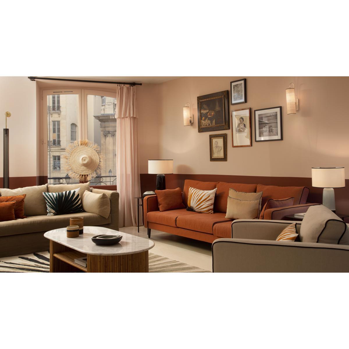 Sicilia Large Table lamp - / H 57 cm - Ceramic by Maison Sarah Lavoine Green – image 3