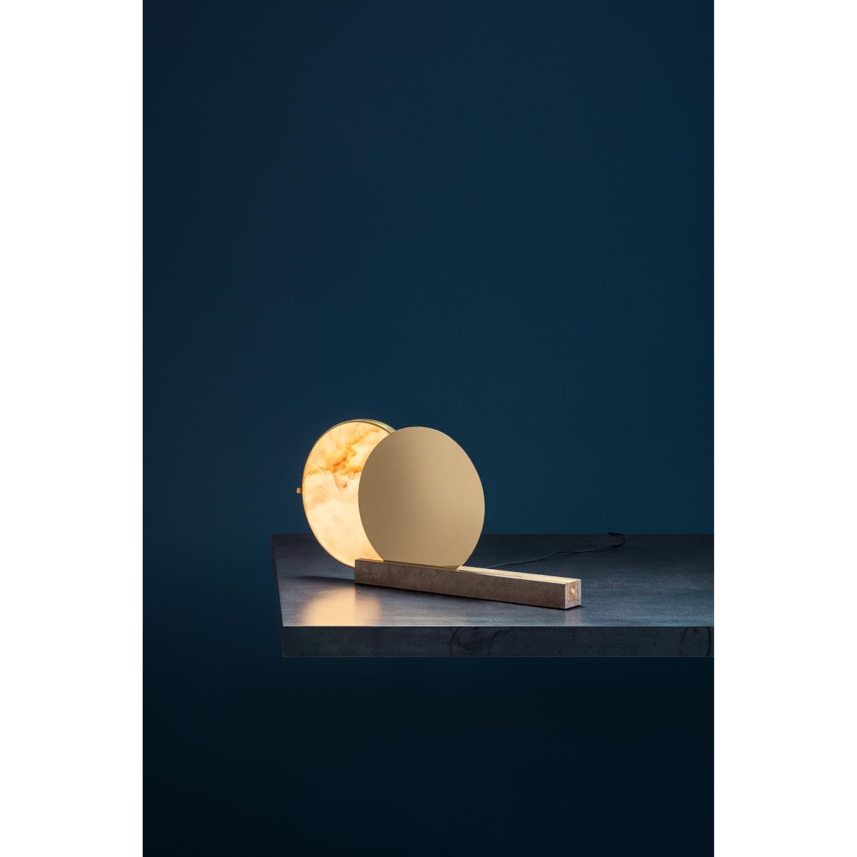 Alchemie Table lamp - / Alabaster & brass by Catellani & Smith Gold/Metal – image 2