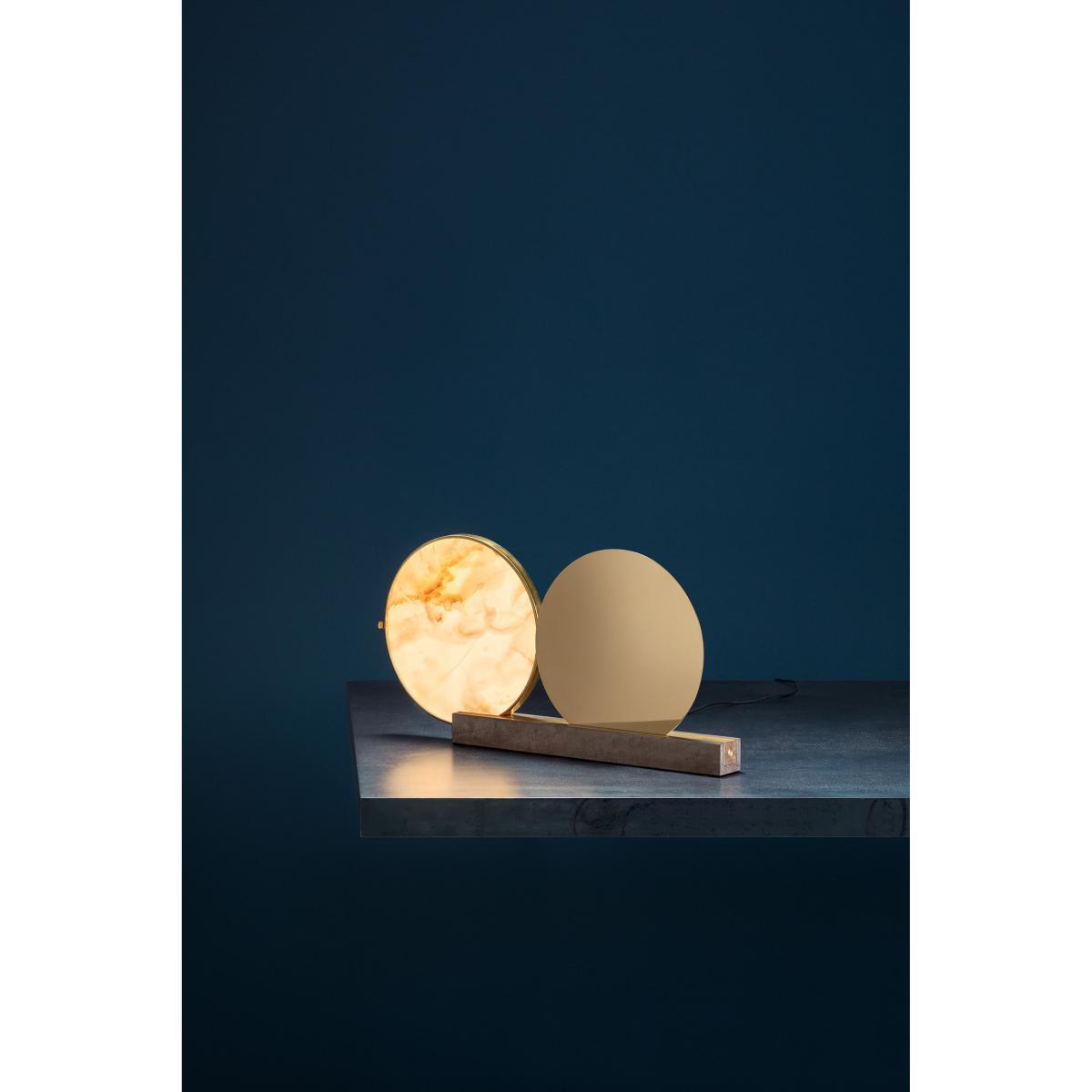 Alchemie Table lamp - / Alabaster & brass by Catellani & Smith Gold/Metal – image 3