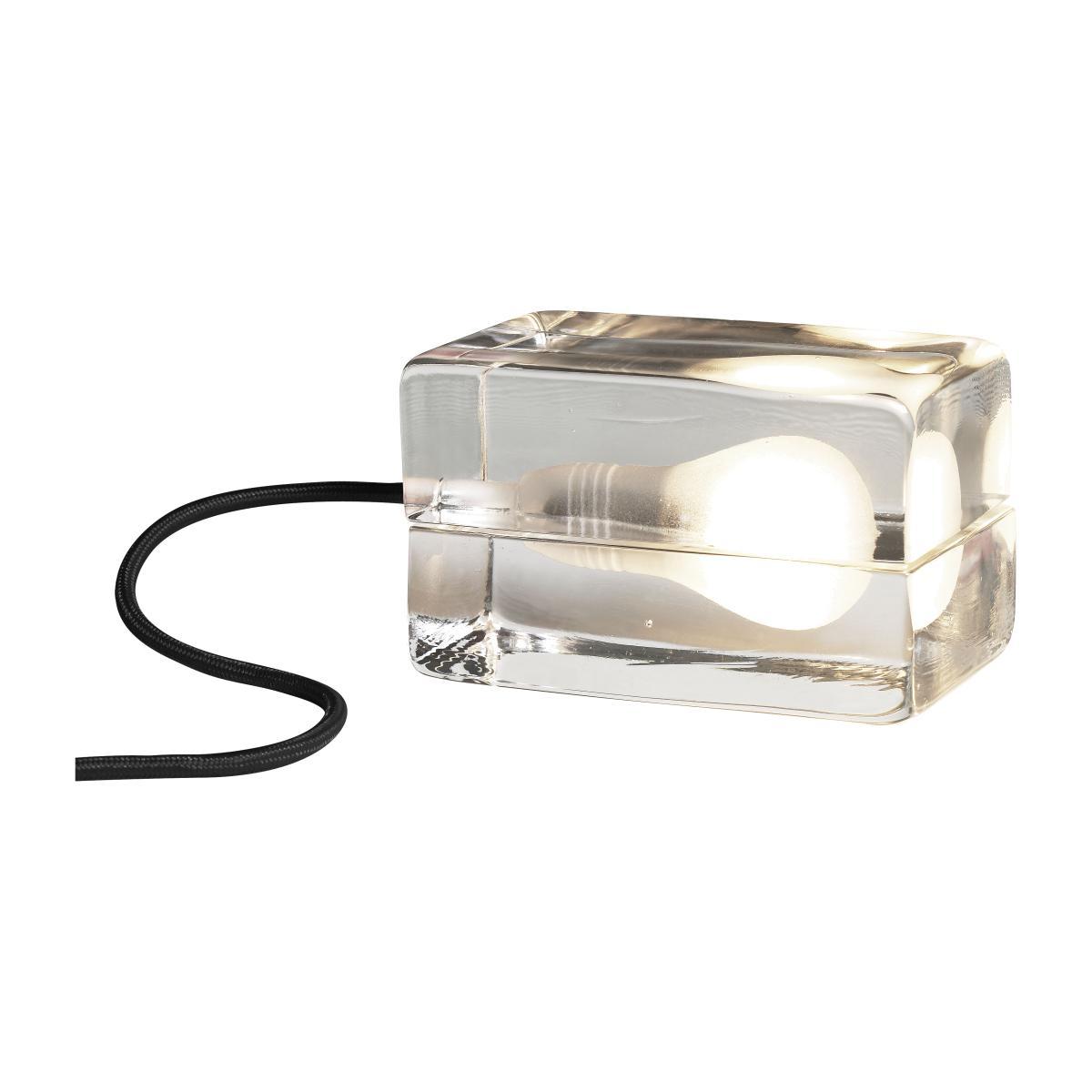 Block Lamp Table lamp by Design House Stockholm Black/Transparent – image 1