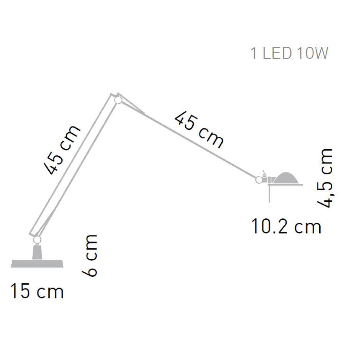 Bérénice Table lamp - LED version by Luceplan Metal – image 6