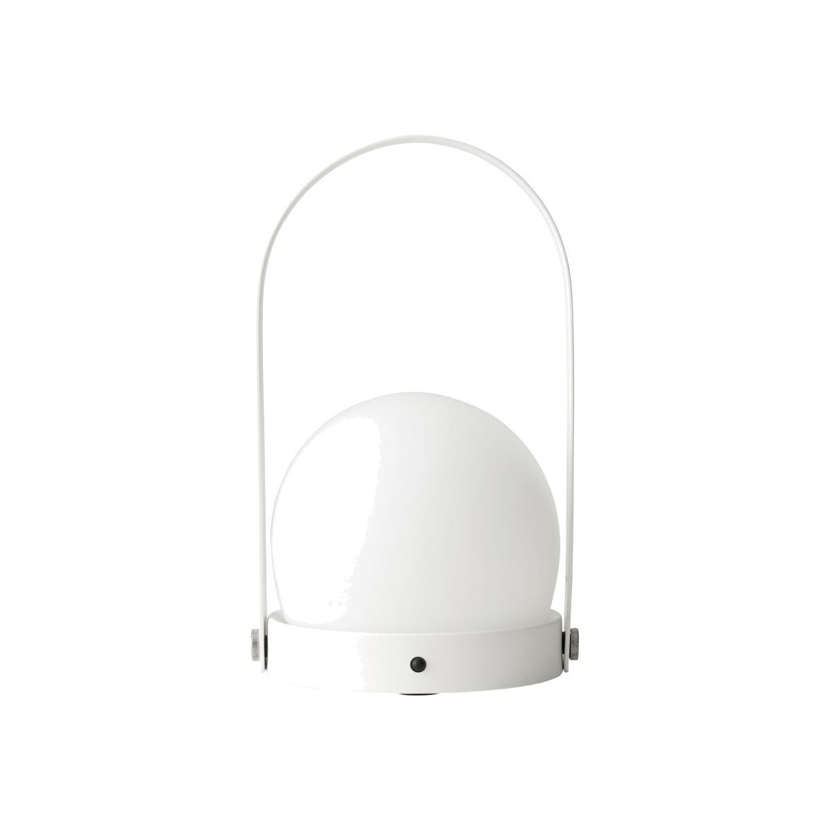 Carrie LED Wireless lamp - / USB charger - Metal & glass by Menu White – image 1