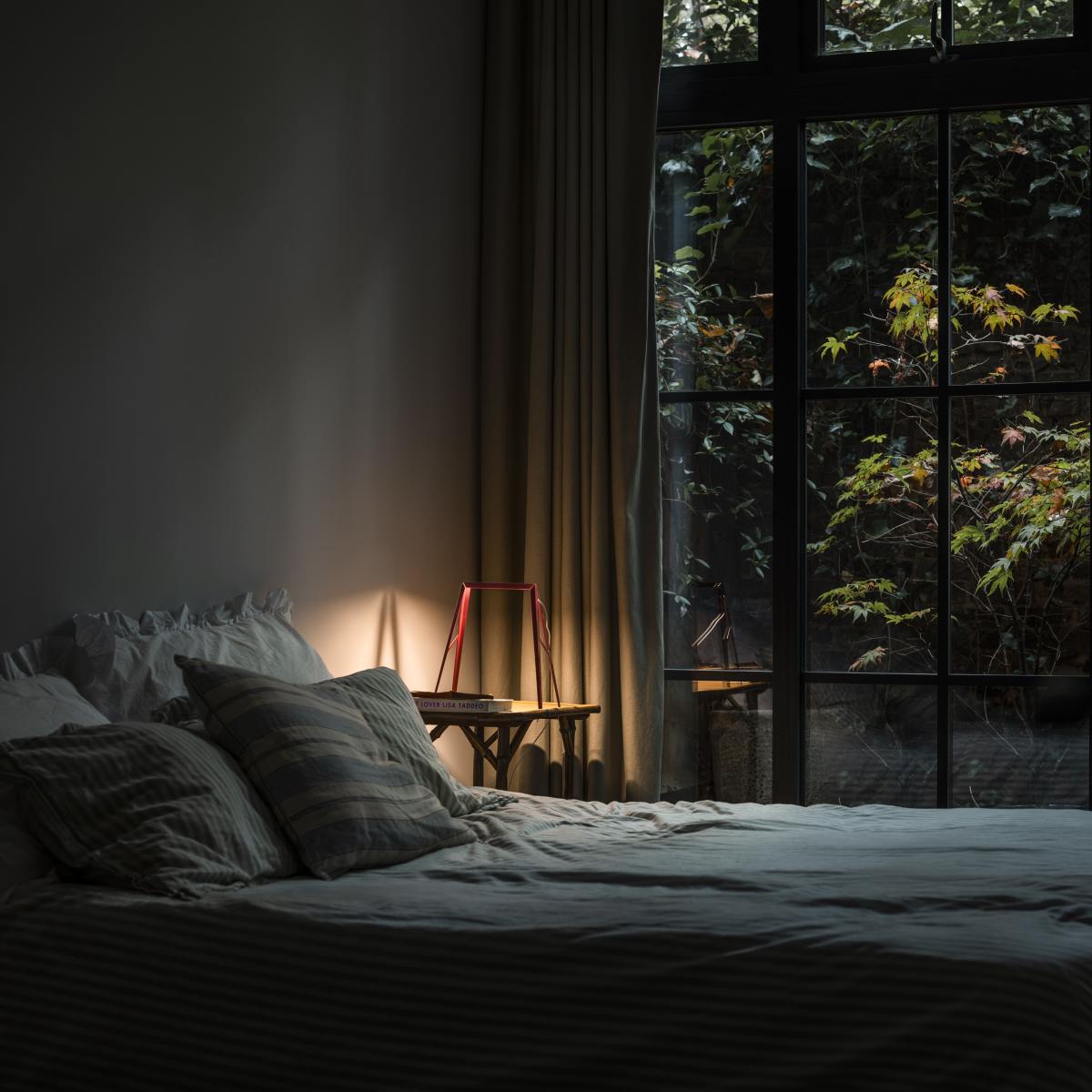Bridge 2 LED Table lamp metal red / L 29 x H 28 cm - Foscarini – image 3