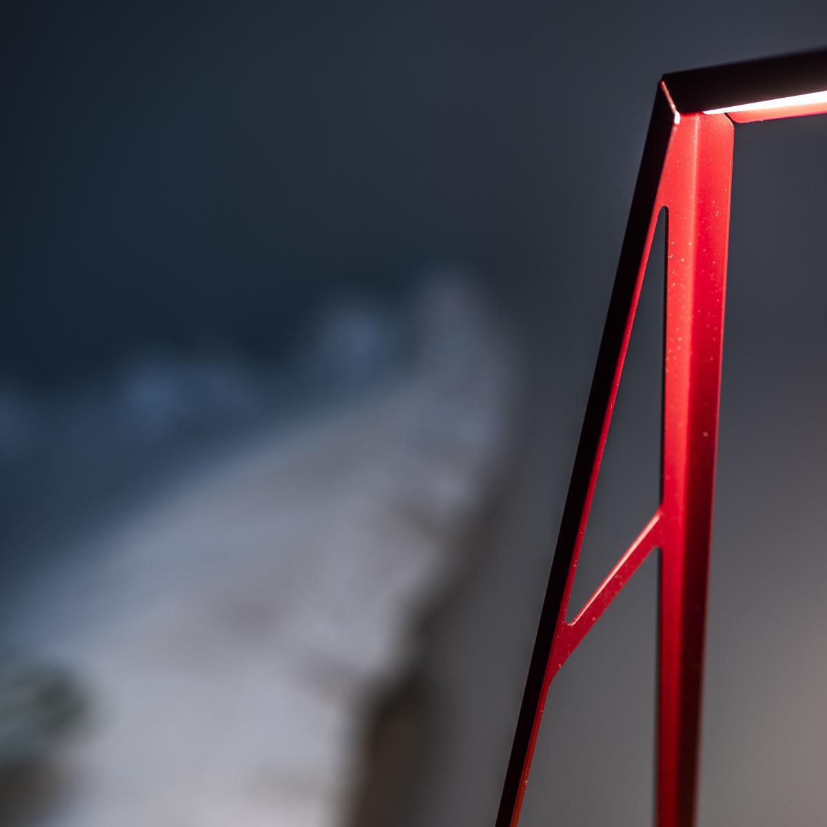 Bridge 2 LED Table lamp metal red / L 29 x H 28 cm - Foscarini – image 4