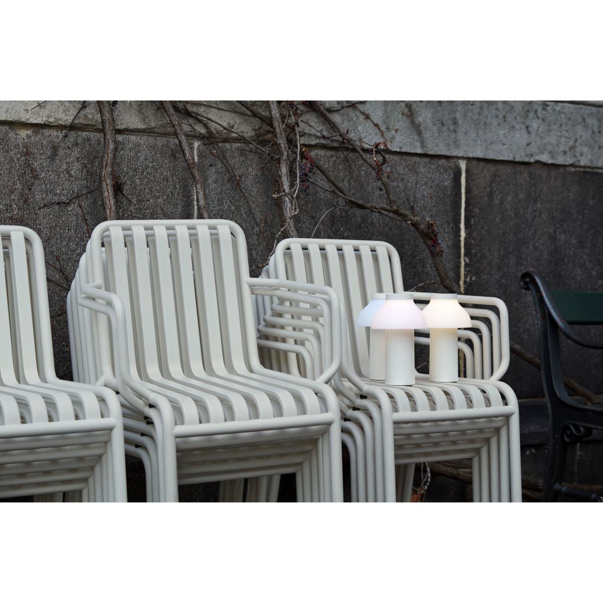 PC Portable Wireless lamp - / For outdoor use - USB charging by Hay White/Beige – image 4