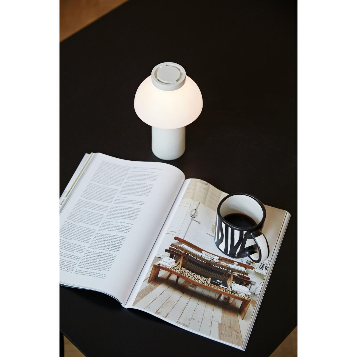 PC Portable Wireless lamp - / For outdoor use - USB charging by Hay White/Beige – image 5