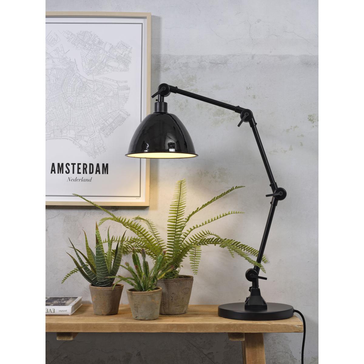 Amsterdam Table lamp - / Metal lampshade - H 100 cm max. by It's about Romi Black – image 4