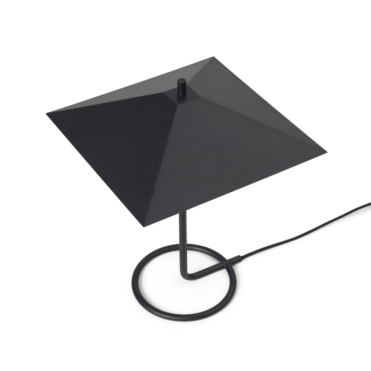 Filo Table lamp metal black / Square lampshade - Ferm Living – image 2
