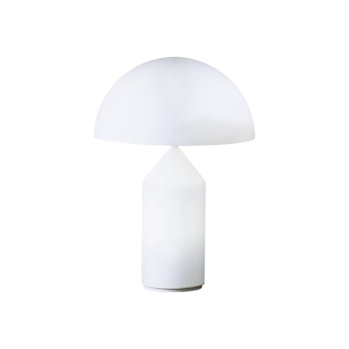 Atollo Small Table lamp - Verre / H 35 cm / Vico Magistretti, 1977 by O luce White – image 1