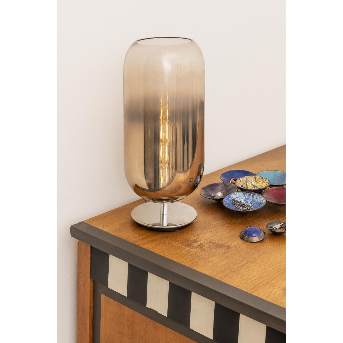 Gople Table lamp - / Glass - H 48.5 cm by Artemide Transparent/Metal – image 2