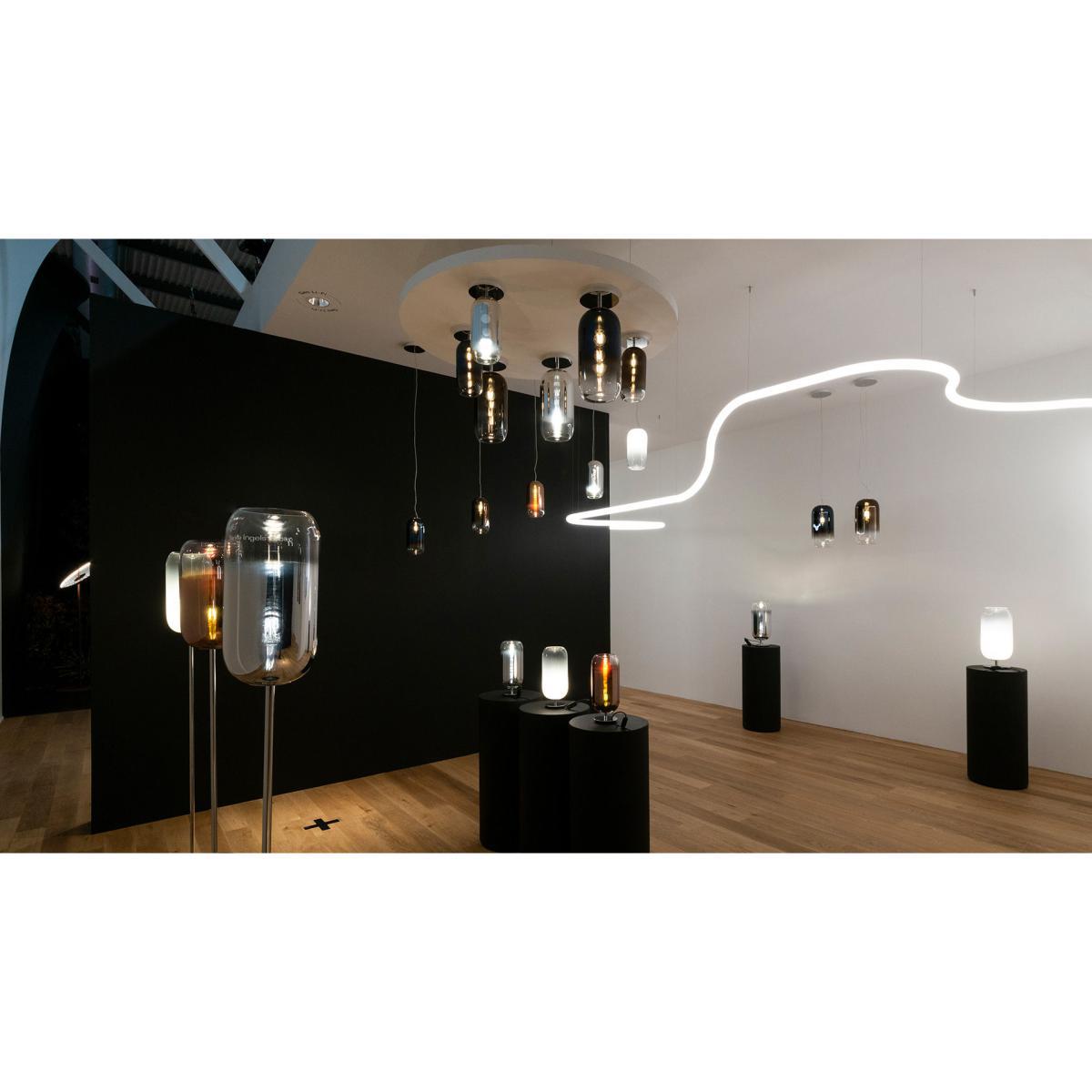 Gople Table lamp - / Glass - H 48.5 cm by Artemide Transparent/Metal – image 3