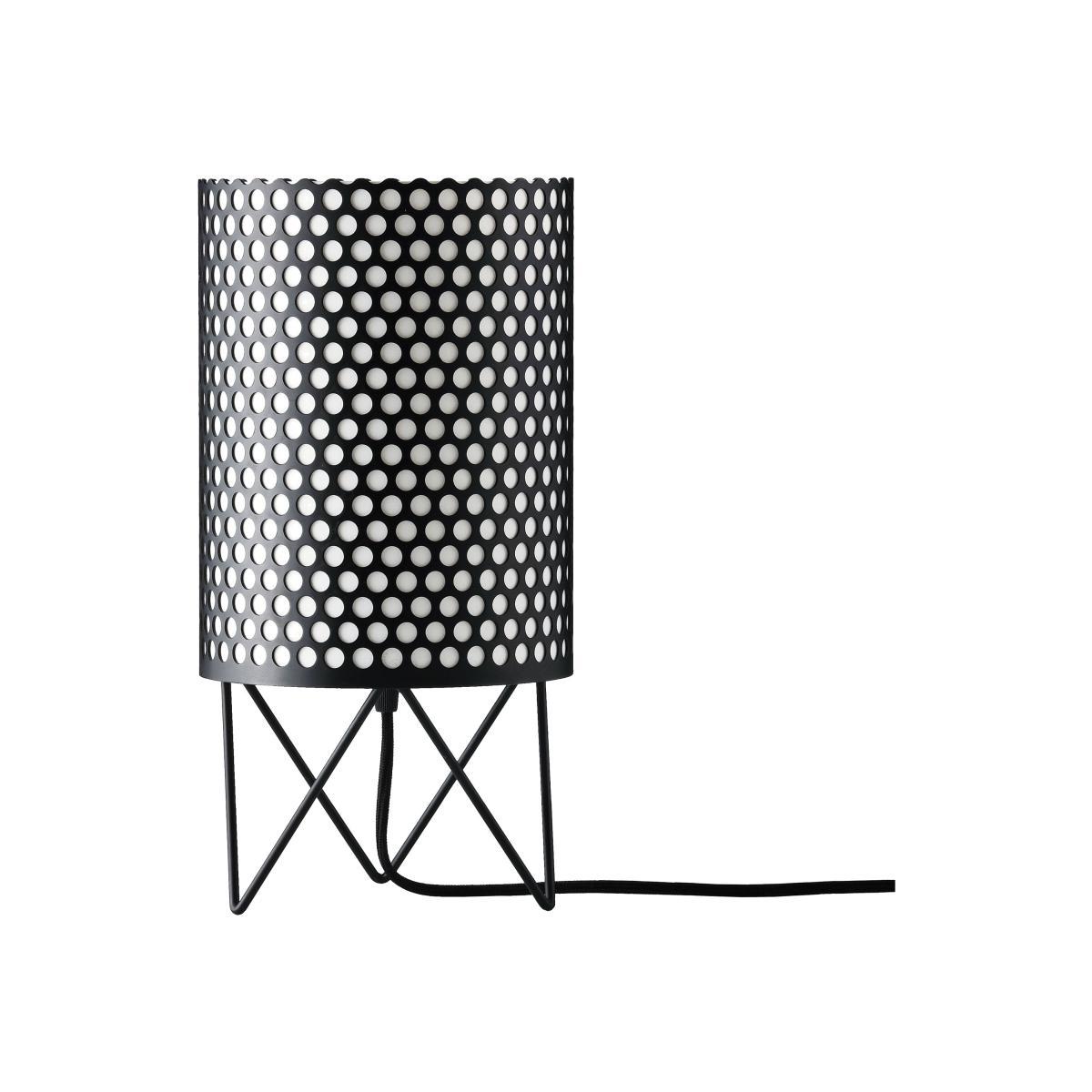 Pedrera ABC Table lamp - Ø 18 x H 35 cm by Gubi Black – image 1