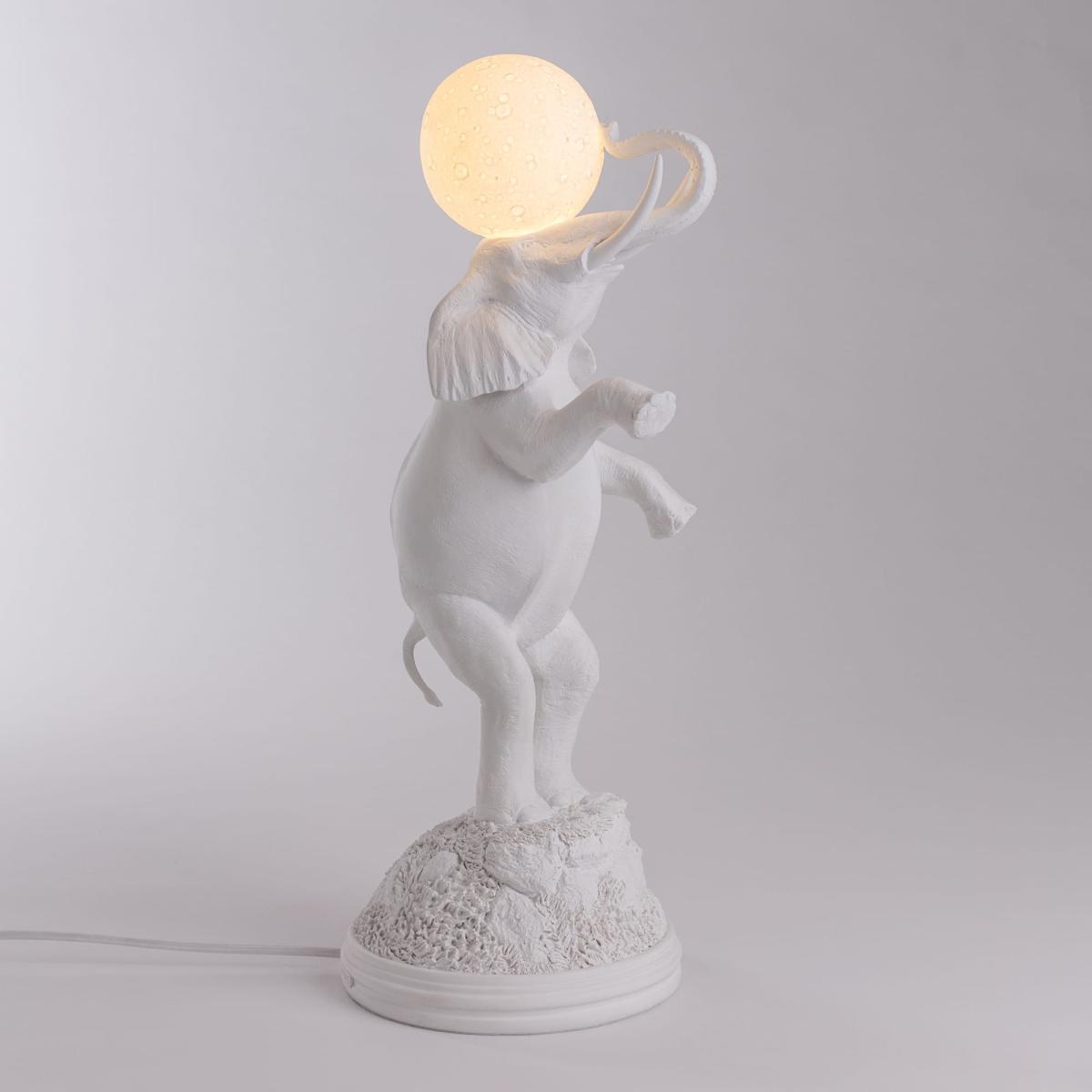 Elephant Table lamp - / H 55 cm by Seletti White – image 4