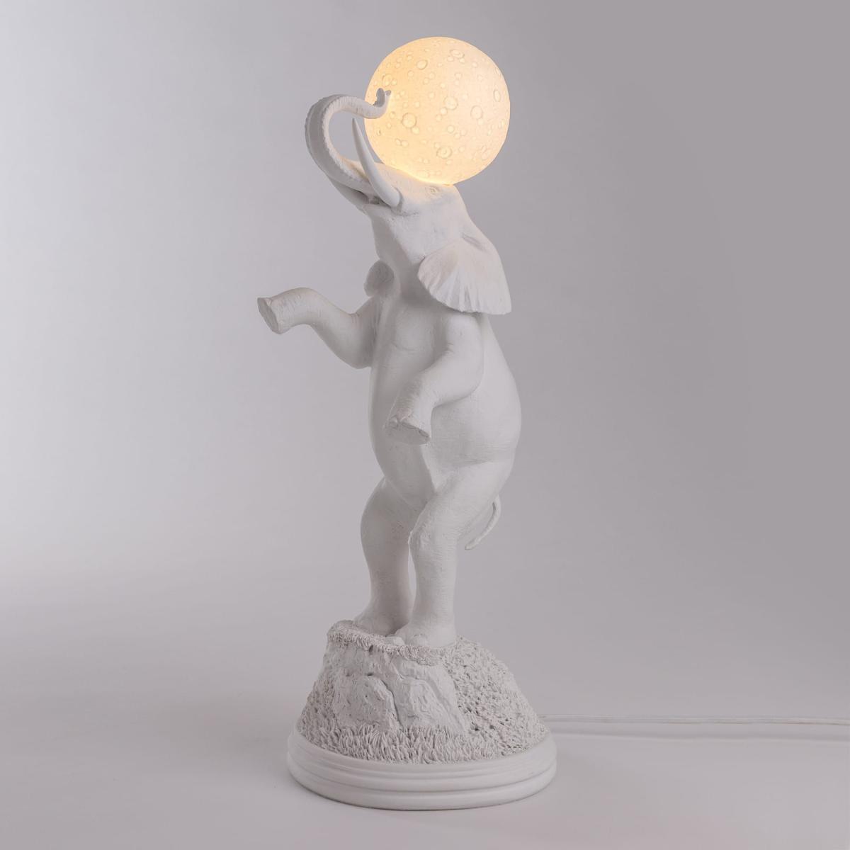 Elephant Table lamp - / H 55 cm by Seletti White – image 5