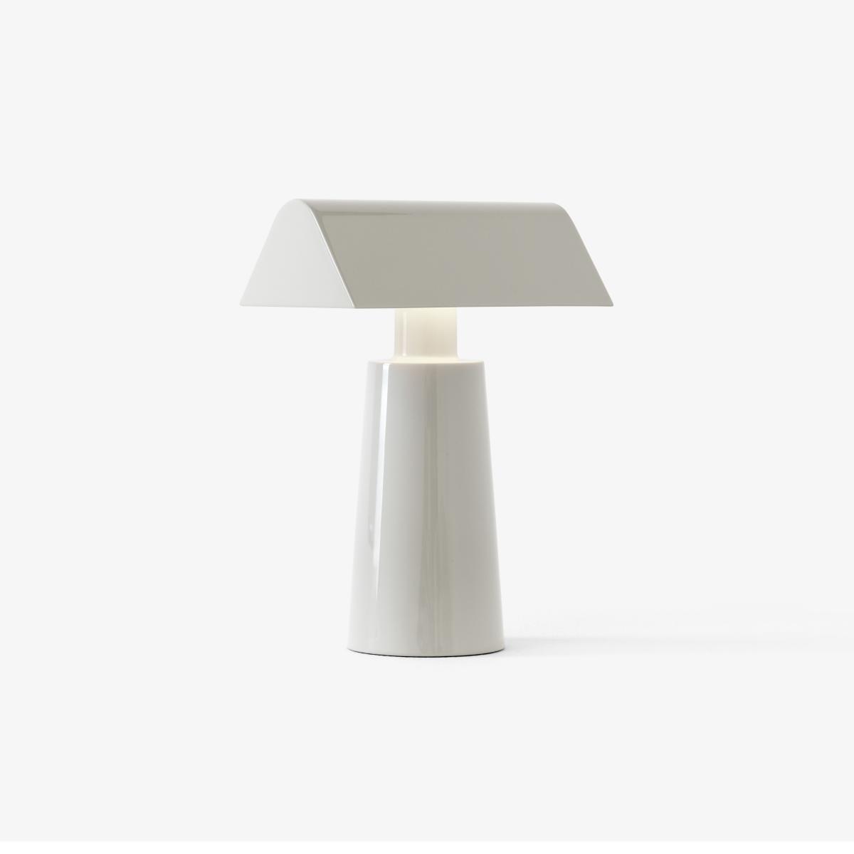 Caret MF1 Wireless lamp - / Steel - H 22 cm by &tradition Grey – image 2