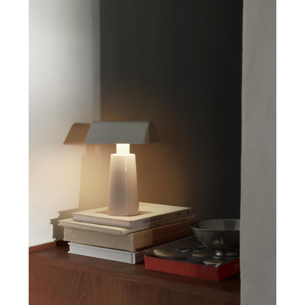 Caret MF1 Wireless lamp - / Steel - H 22 cm by &tradition Grey – image 4