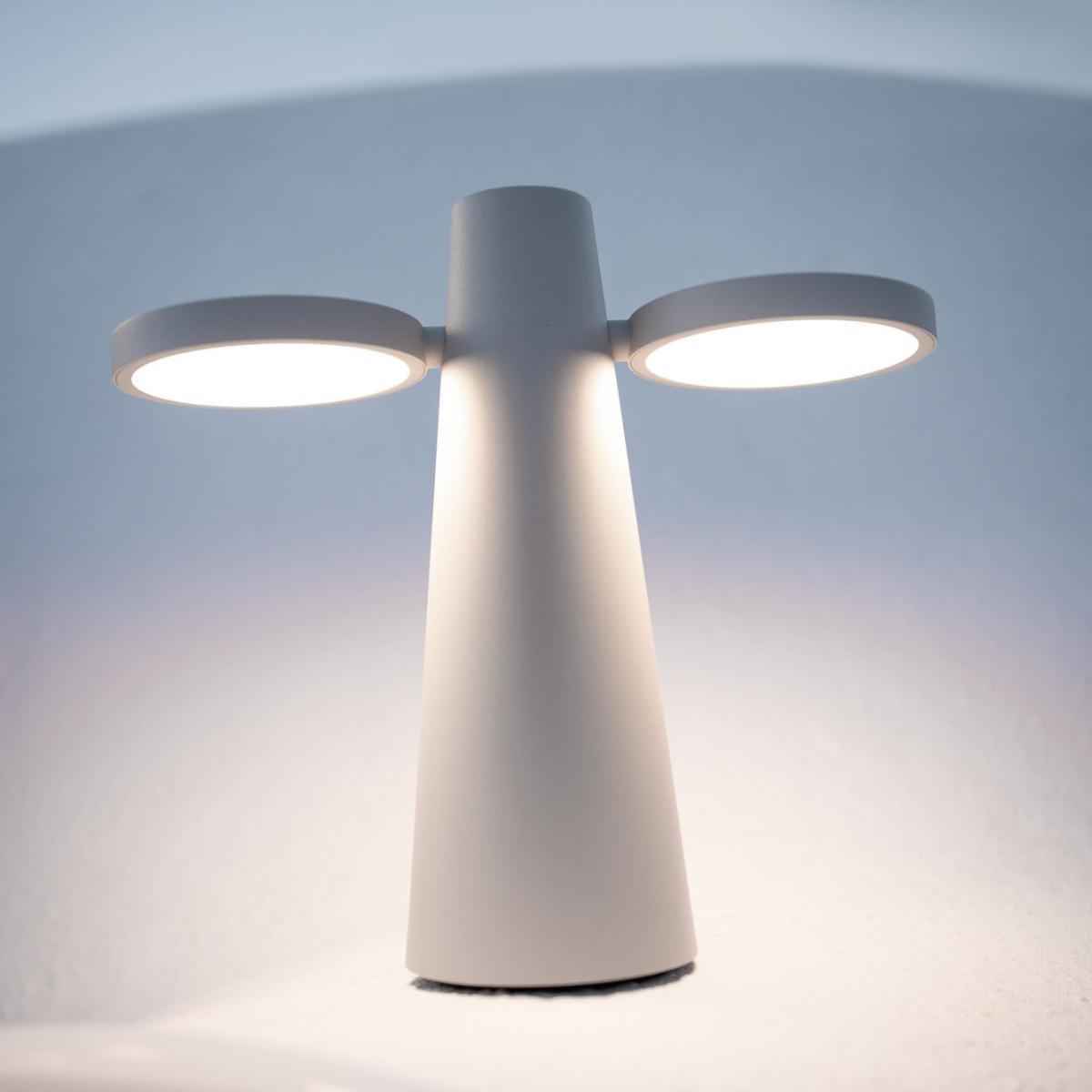 Wireless rechargeable outdoor lamp Oto LED metal / H 27 cm - Adjustable - Fermob – image 3