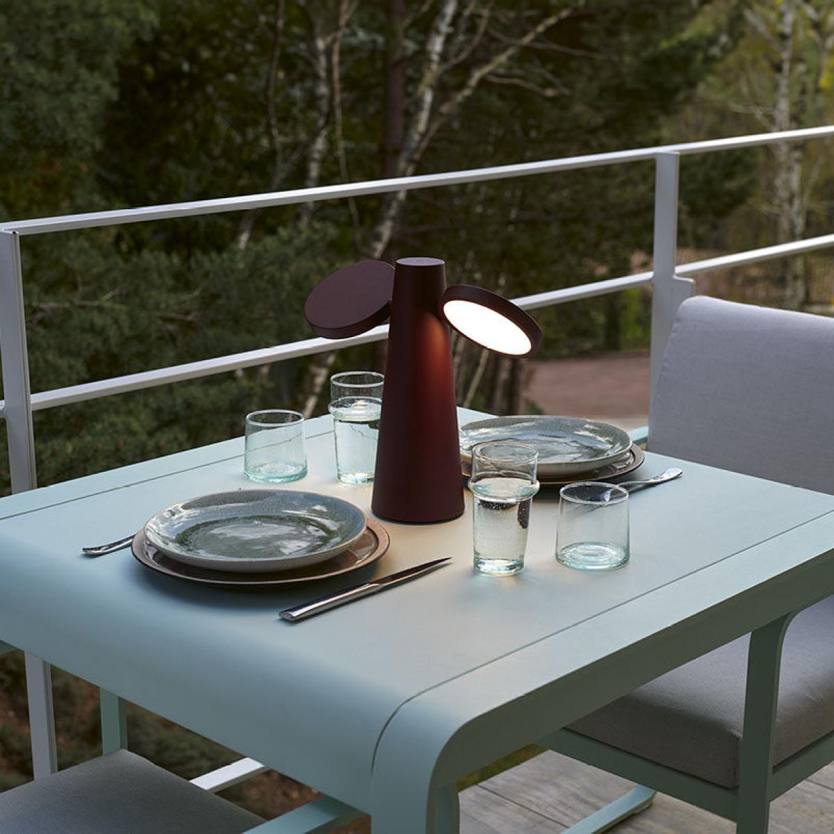 Wireless rechargeable outdoor lamp Oto LED metal / H 27 cm - Adjustable - Fermob – image 4