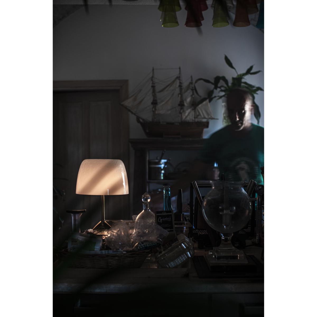 Lumière Piccola 30th Table lamp - / H 35 cm - Limited, numbered edition by Foscarini White – image 2