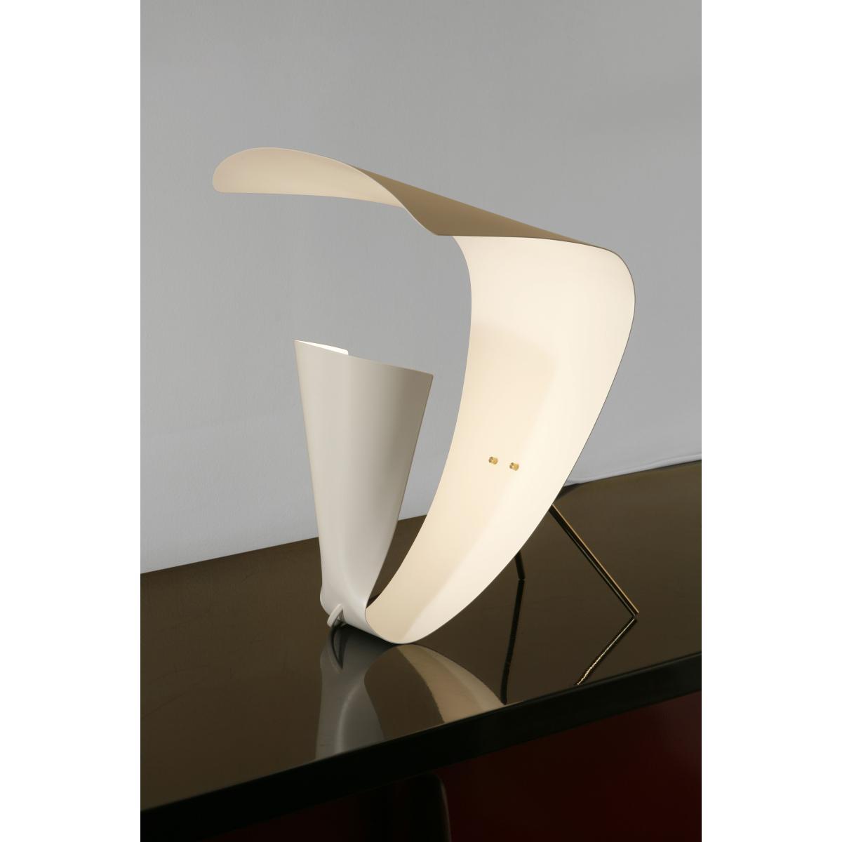 B201 Table lamp - 1953 by Michel Buffet White – image 2