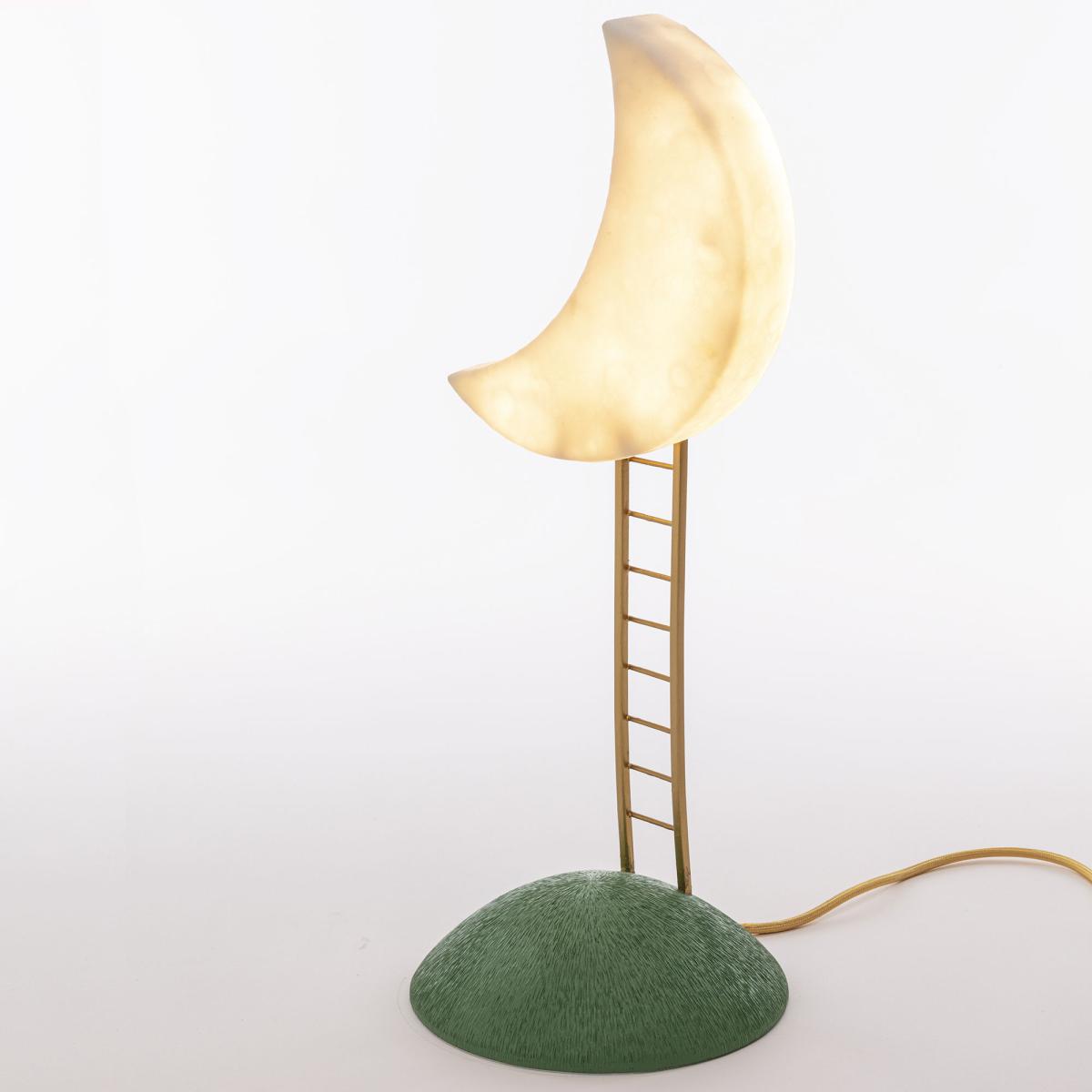 My Secret Place Table lamp - / H 51 cm by Seletti White/Green/Gold – image 3