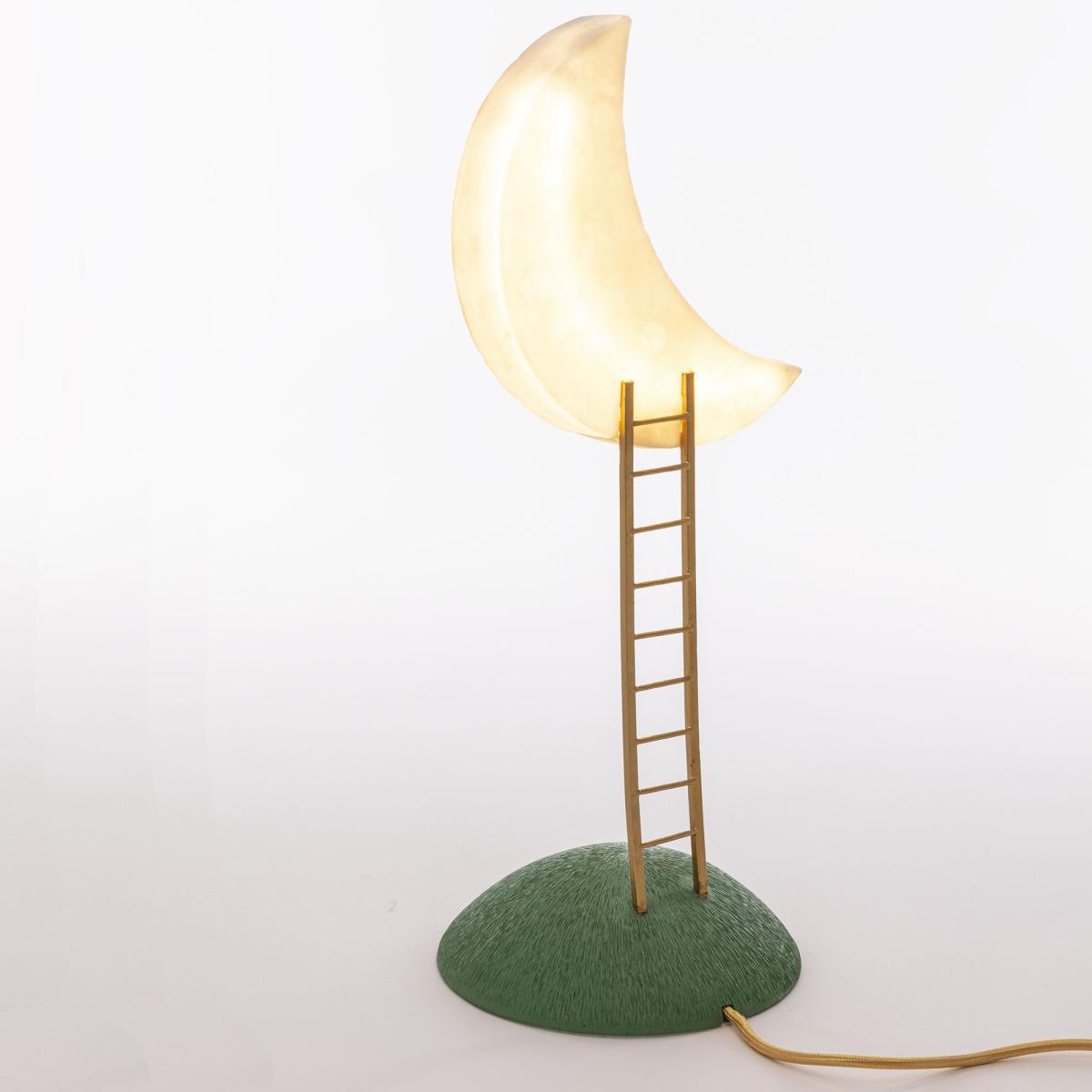My Secret Place Table lamp - / H 51 cm by Seletti White/Green/Gold – image 5
