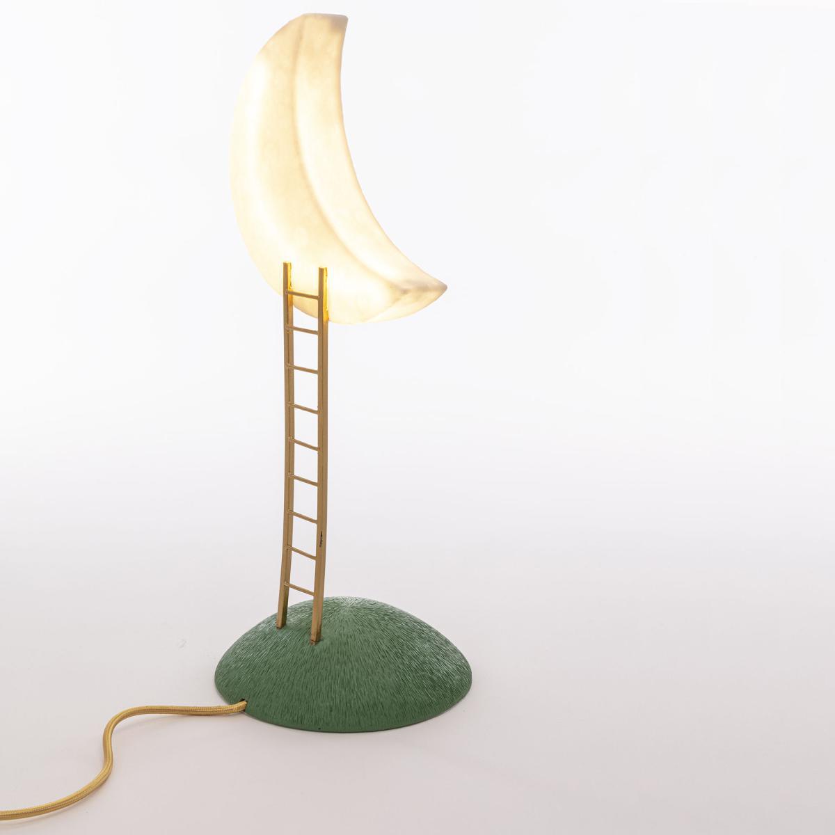 My Secret Place Table lamp - / H 51 cm by Seletti White/Green/Gold – image 6