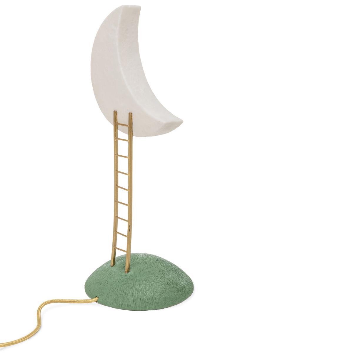 My Secret Place Table lamp - / H 51 cm by Seletti White/Green/Gold – image 9