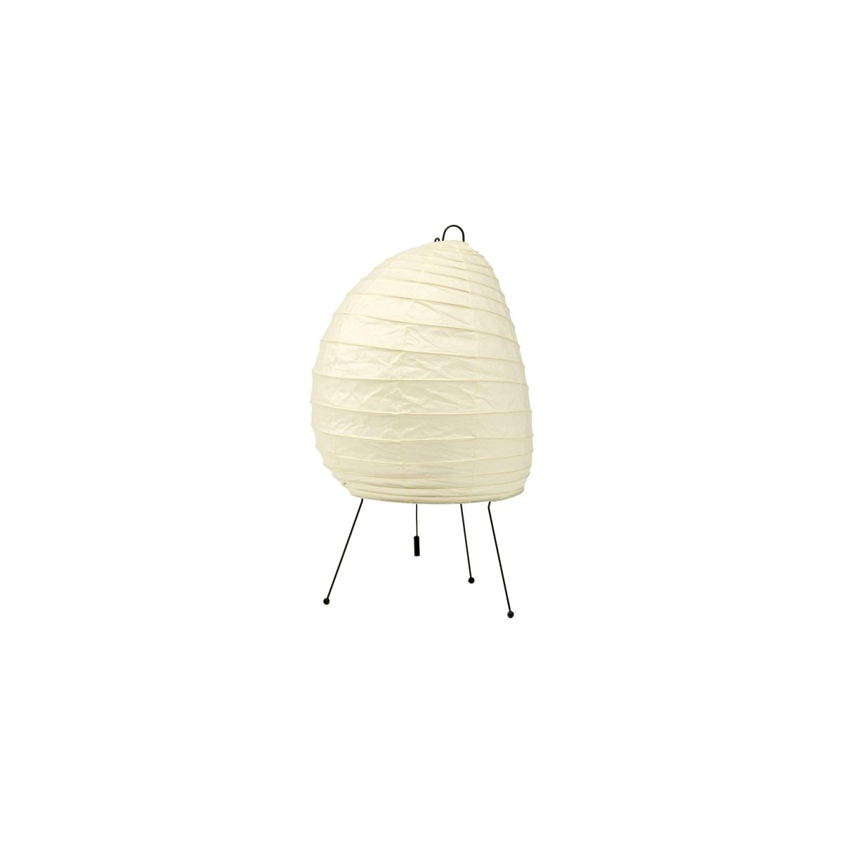 Akari 1N Table lamp paper beige /Isamu Noguchi, 1951 - L 26 x H 39 cm - Vitra – image 2