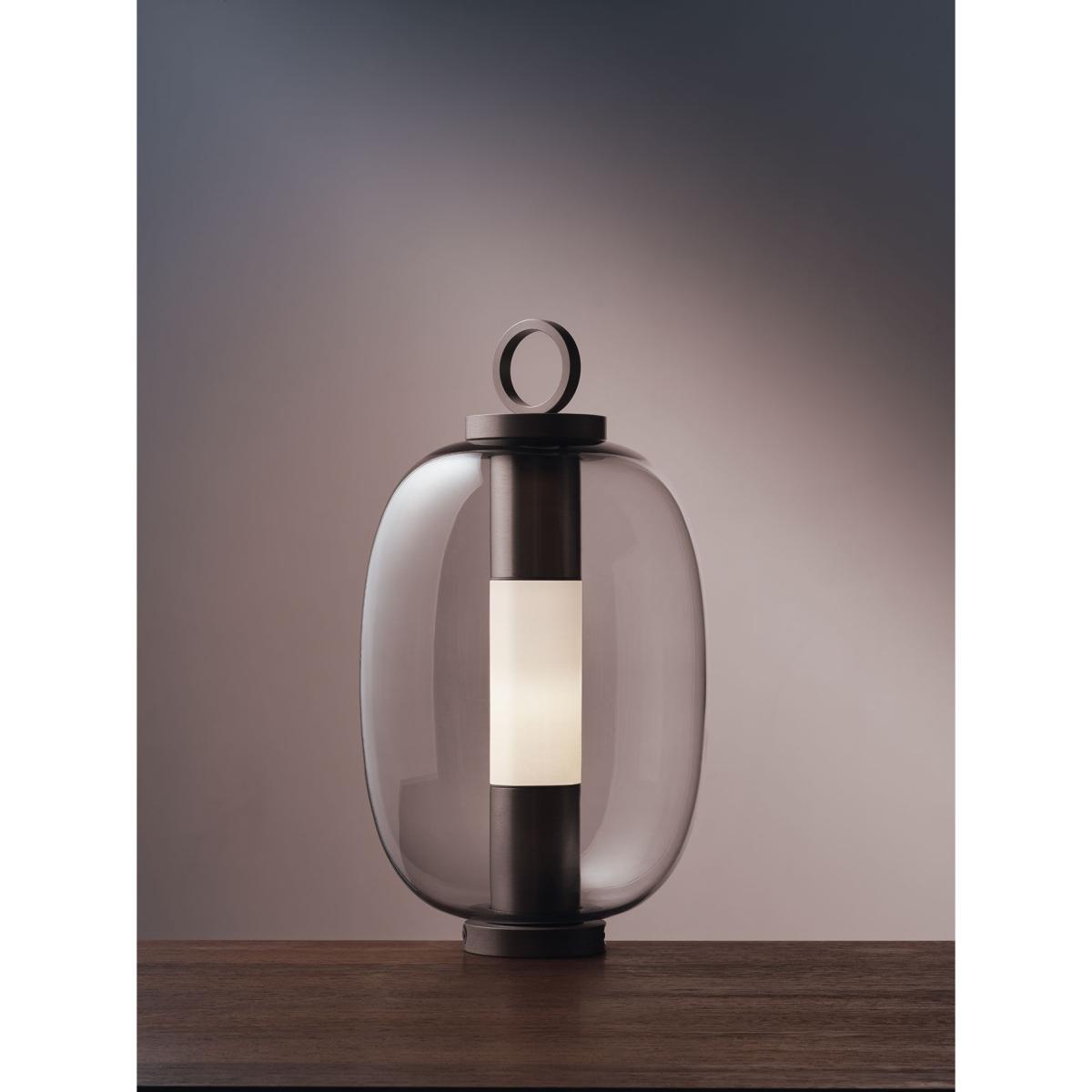 Lucerna  LED Wireless lamp - / Glass by Ethimo Grey – image 8