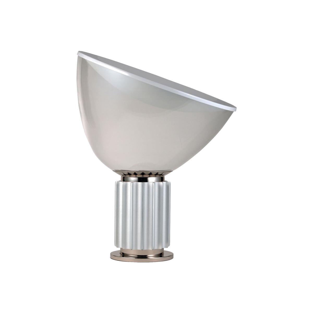 Taccia LED Table lamp - Plastic diffusor / H 54 cm by Flos Grey/Silver/Transparent – image 1