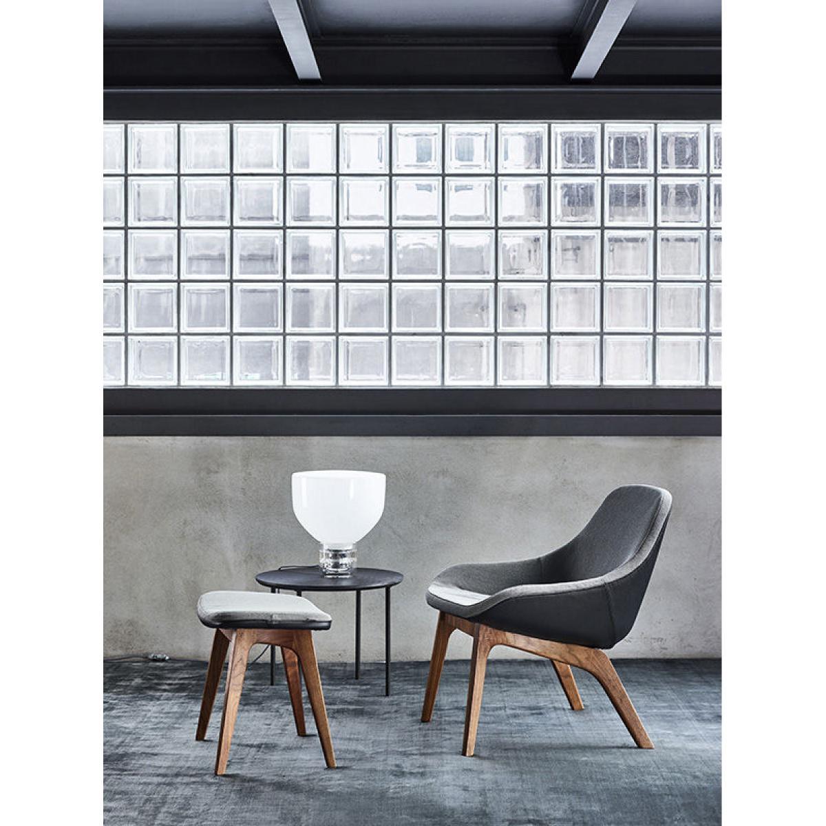 Lightline Small Table lamp - / Ø 32 x H 34 cm - Glass: by Brokis Grey/Black – image 2